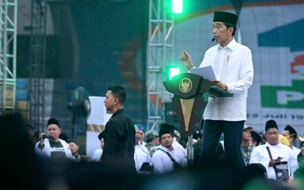 Thumbnail Berita - Di Harlah PKB ke-25, Jokowi Ingatkan Jaga Pemilu 2024