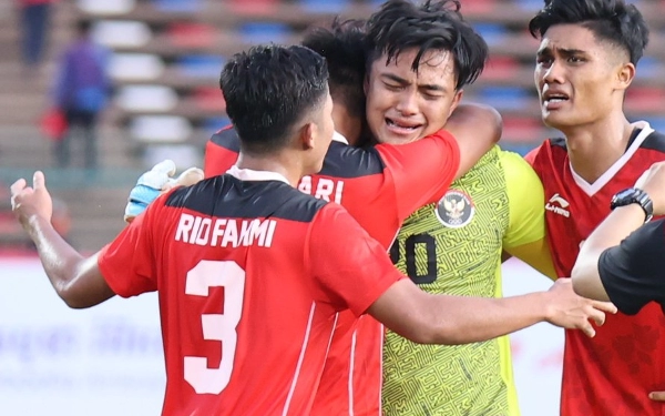 Thumbnail Berita - Tumbangkan Vietnam dengan Dramatis, Indonesia Tembus Final Sepak Bola SEA Games