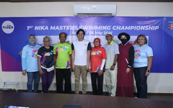 Thumbnail Berita - Ratusan Perenang Tua-Muda Ikuti 1st Nika Master Swimming Championship 2023