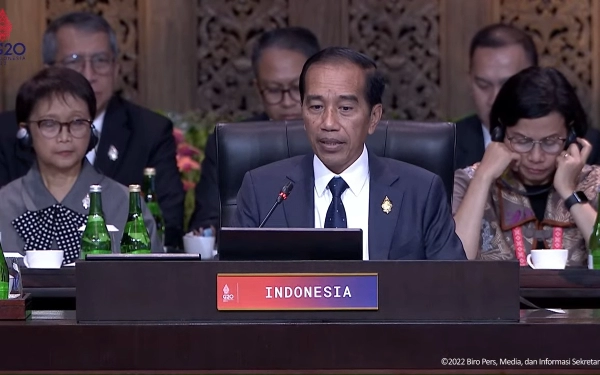 Buka KTT G20, Jokowi Pamer Konsep Demokrasi Indonesia