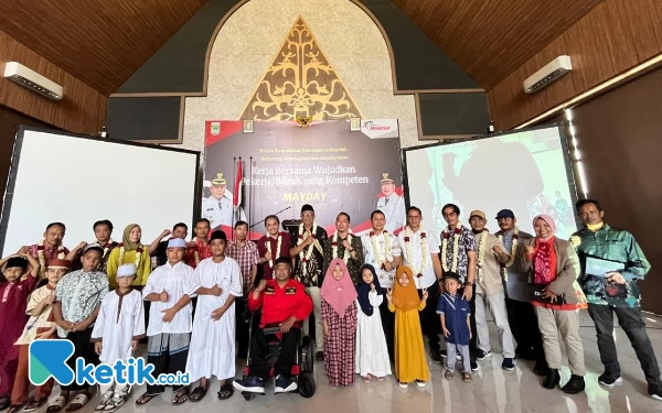 Thumbnail May Day di Kabupaten Malang, Buruh dan Perusahaan Komitmen Jalin Hubungan Harmonis