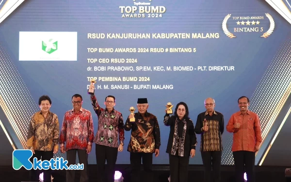 Bupati Malang dan RSUD Kanjuruhan Raih Top BUMD Awards 2024