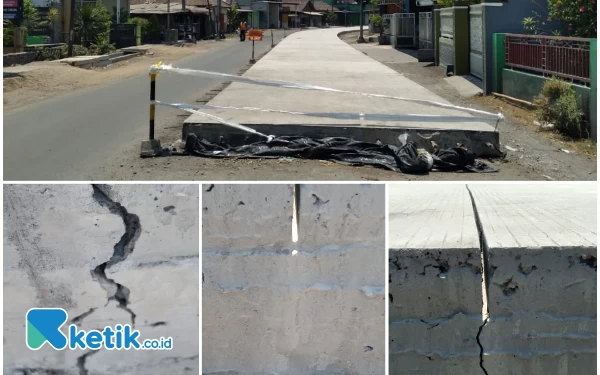 Betonisasi Jalan di Sidoarjo Terus Berlanjut, JCW Temukan Retak-Retak Lagi di Ruas Porong-Krembung