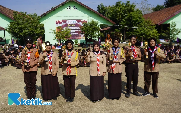 Kiprah SMAN 1 Karas di Apel Akbar Pramuka Tingkat Penegak se-Jawa Timur 2024