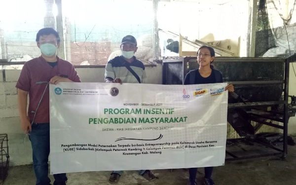 UC Surabaya Berikan Pendampingan Bisnis Peternak Desa Peniwen Kabupaten Malang