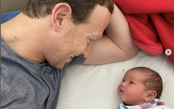 Selamat! Bos Facebook Mark Zuckerberg Dikaruniai Anak Ketiga