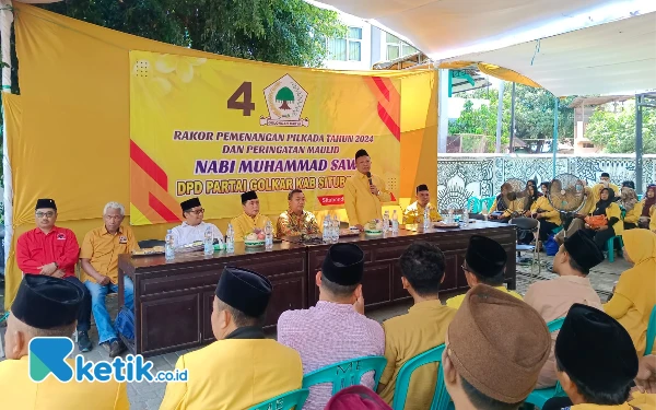 Pengurus DPD Partai Golkar Situbondo Solid dan Tegak Lurus Menangkan Paslon Rio-Ulfi