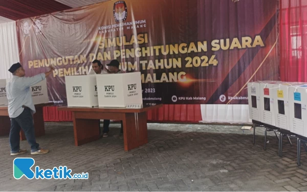 Thumbnail Berita - KPU Kabupaten Malang Gelar Simulasi Pemilu 2024, Hadirkan Petugas dan Pemilih Riil