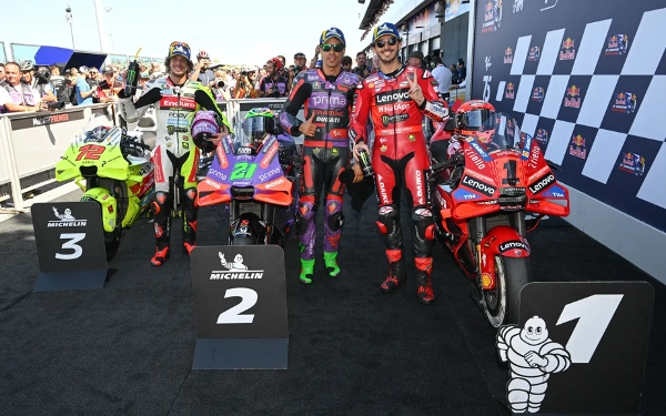 Mantap! Rider Jebolan Akademi VR46 Kuasai Tiga Start Terdepan GP San Marino