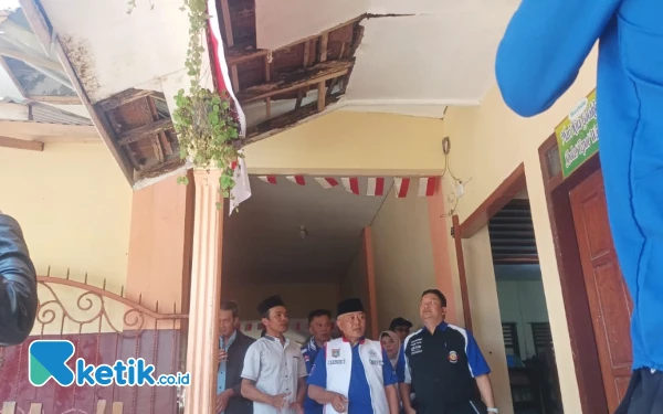 Atap SDN 2 Gondowangi Nyaris Ambruk, Bupati Malang: Segera Diperbaiki