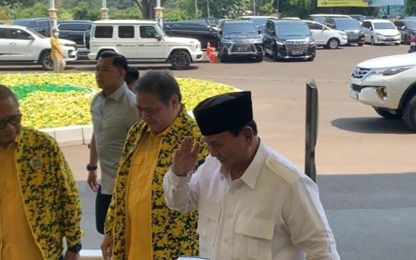 Thumbnail Berita - Golkar Ajukan Gibran Jadi Cawapres KIM, Prabowo: Pak Airlangga Berjiwa Besar