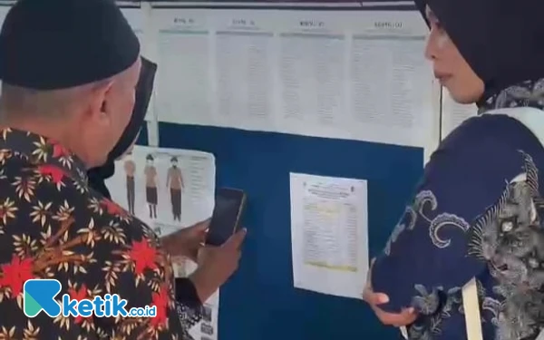 Foto Rincian dan besarnya sumbangan calon siswa ditempel di papan pengumuman.  (Foto: Wali Casis for Ketik.co.id)