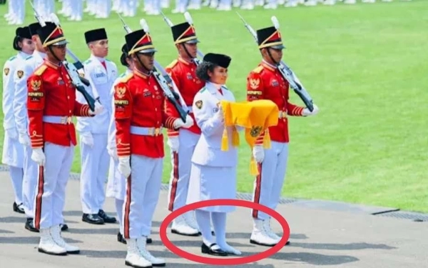 Sepatu Lepas saat Pengibaran Bendera di Istana Merdeka, Lilly Wenda: Mungkin Kurang Kuat