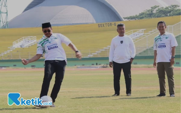 Kick Off Kompetisi Internal Askab PSSI Sidoarjo, Gus Muhdlor Yakin Pembinaan yang Baik Hasilkan Prestasi Terbaik