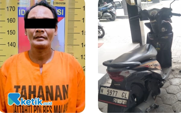 Thumbnail Berita - Terjebak di Gang Buntu, Pelaku Curanmor di Kabupaten Malang Diringkus Polisi