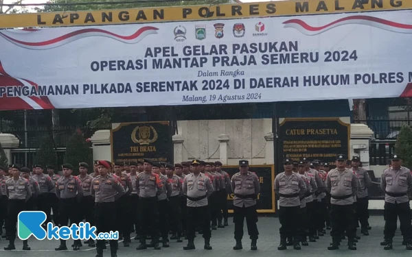 135 Hari Amankan Pilkada, Polres Malang Kerahkan 15.603 Personel