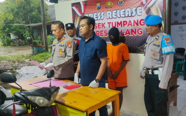 Thumbnail Berita - Curi Motor di Depan Kafe, Pemuda asal Pati Diciduk Polres Malang