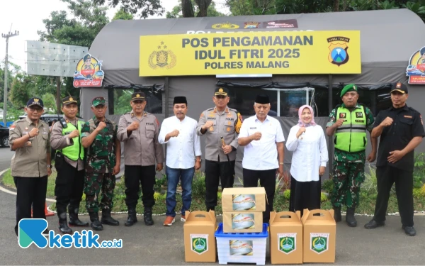 Thumbnail Berita - Amankan Idulfitri dan Nyepi, Polres Malang Gelar Patroli Gabungan