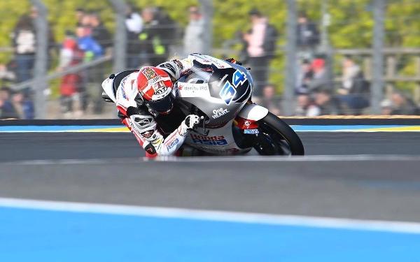 Thumbnail Berita - Impresif di Hari Pertama Moto3 Prancis, Mario Aji Berpeluang Besar Langsung Q2